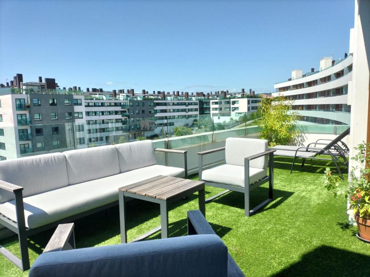 Preciosa Habitacion Doble En Atico Con Terraza II Apartamento Santiago de Compostela Exterior foto