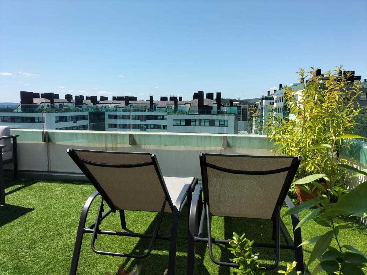 Preciosa Habitacion Doble En Atico Con Terraza II Apartamento Santiago de Compostela Exterior foto